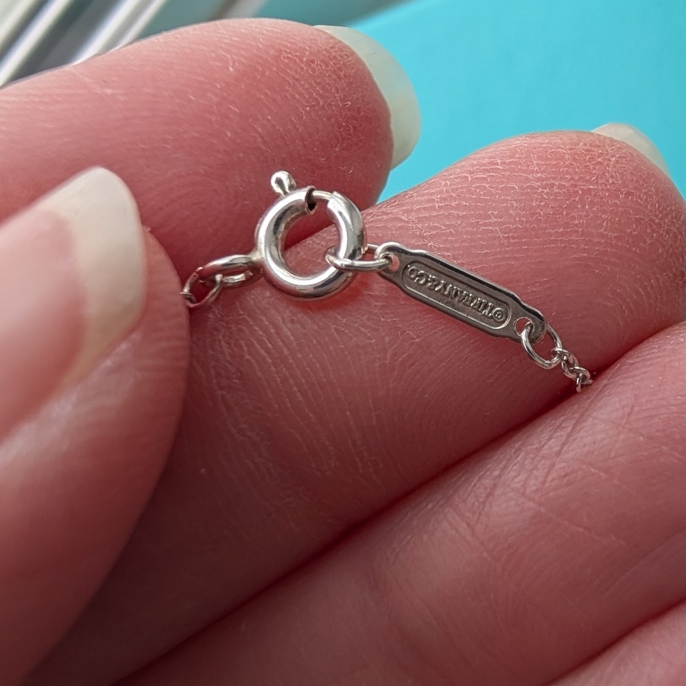 Tiffany & Co. 1837 Small Sterling Silver Interlocking Circles Necklace - Picture 13 of 14